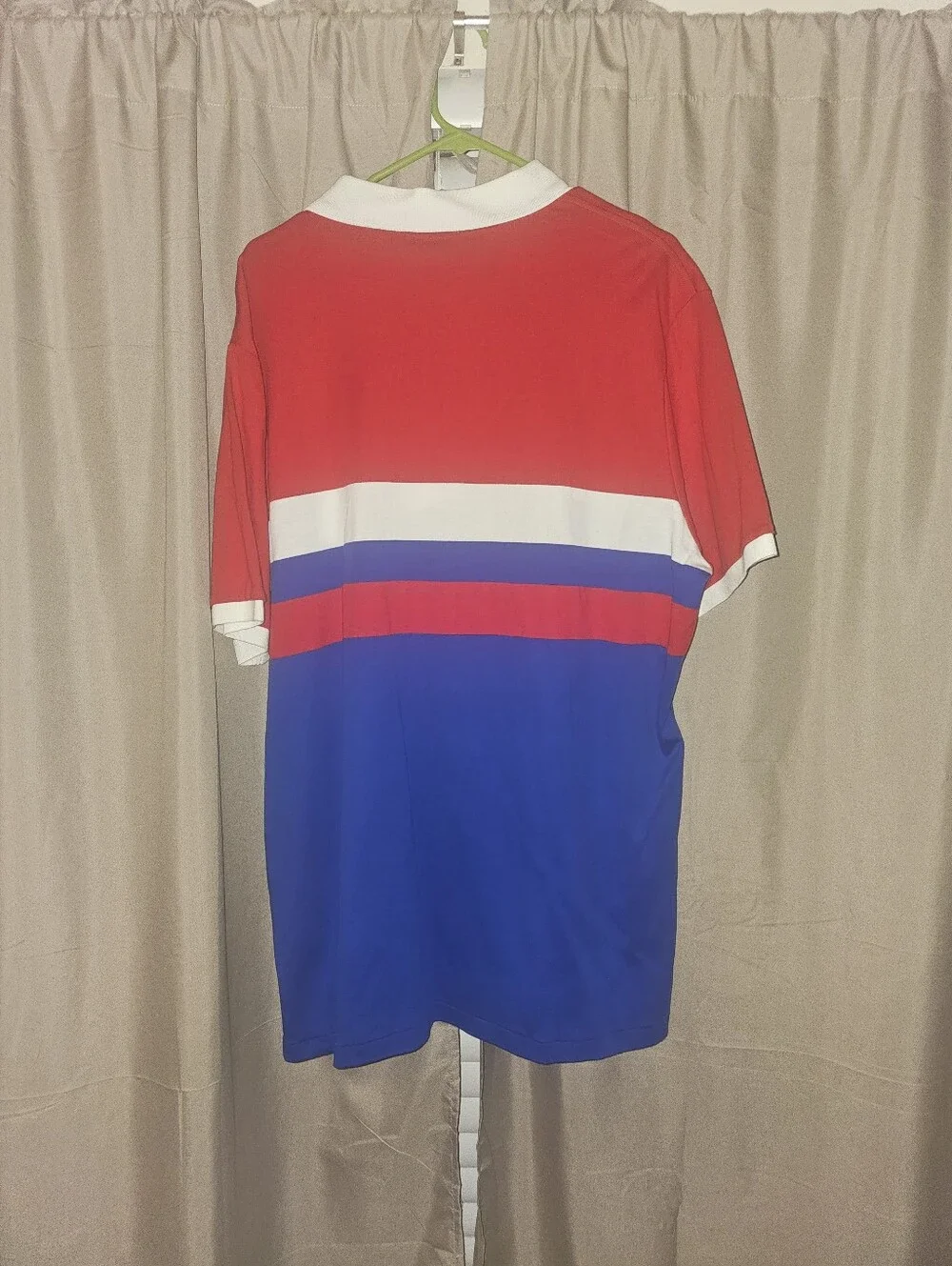 Men Polo Ralph Lauren Red, White & Blue Stripe Shirt